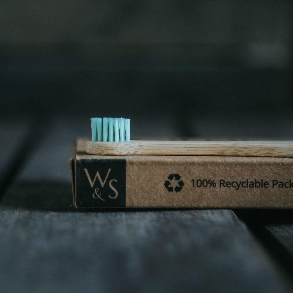 Wild &amp; Stone Baby Bamboo Toothbrush, extra soft, multi-coloured, pack of 4