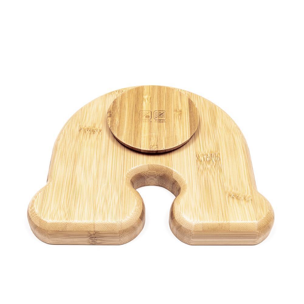 Wild & Stone Baby Bambus Teller mit Saugnapf, gelb